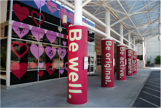 Carondelet Health Network brand campaign building wrap - branding agencies in San Francisco