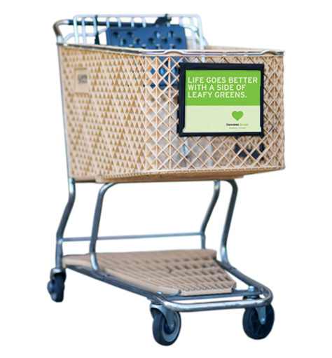 Carondelet Health Network Be Well campaign grocery cart ad - Bay Area advertising agencies