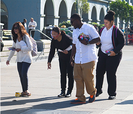 Exploratorium Science of Sharing launch fake dog poo on street - San Francisco advertising agencies