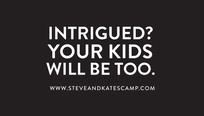 Steve & Kate's Camp direct mail design - branding agencies in San Francisco