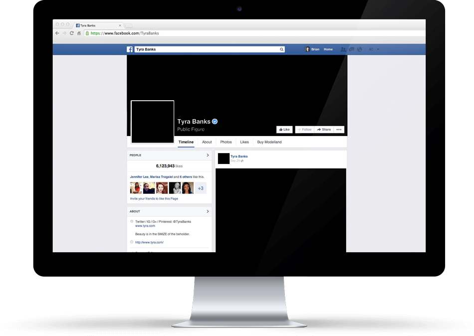 The Tyra Banks Company Facebook social activation launch campaign - San Francisco branding agencies