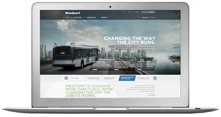 Westport Innovations website design and development - San Francisco Mortar Advertising Agency