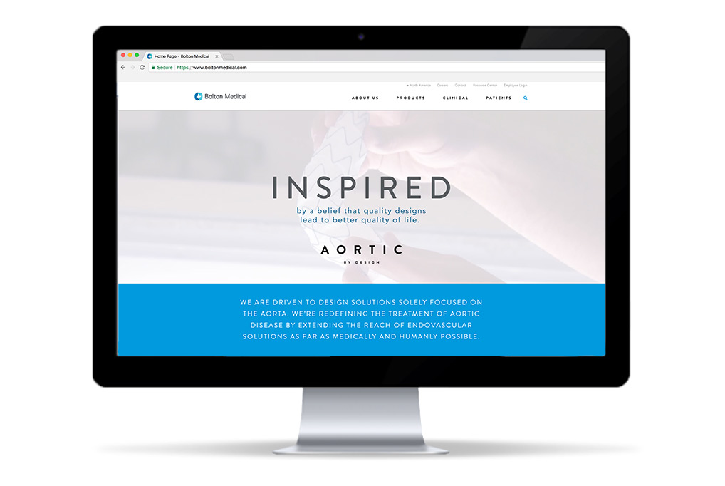 Bolton Medical website design development - Mortar Creative Agency San Francisco