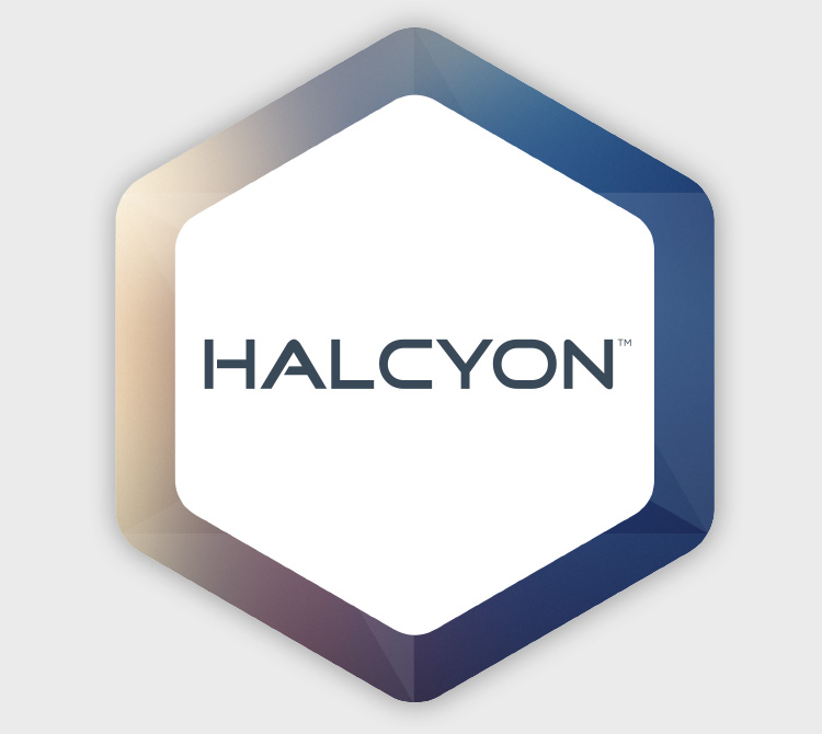 Halcyon logo - Varian medical device case study - Mortar Creative Agency San Francisco