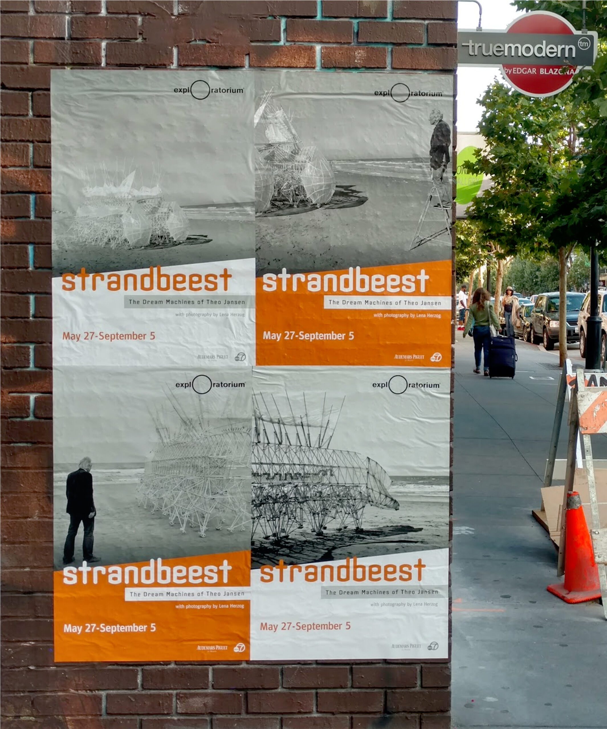 Exploratorium Strandbeest wheatpaste posters