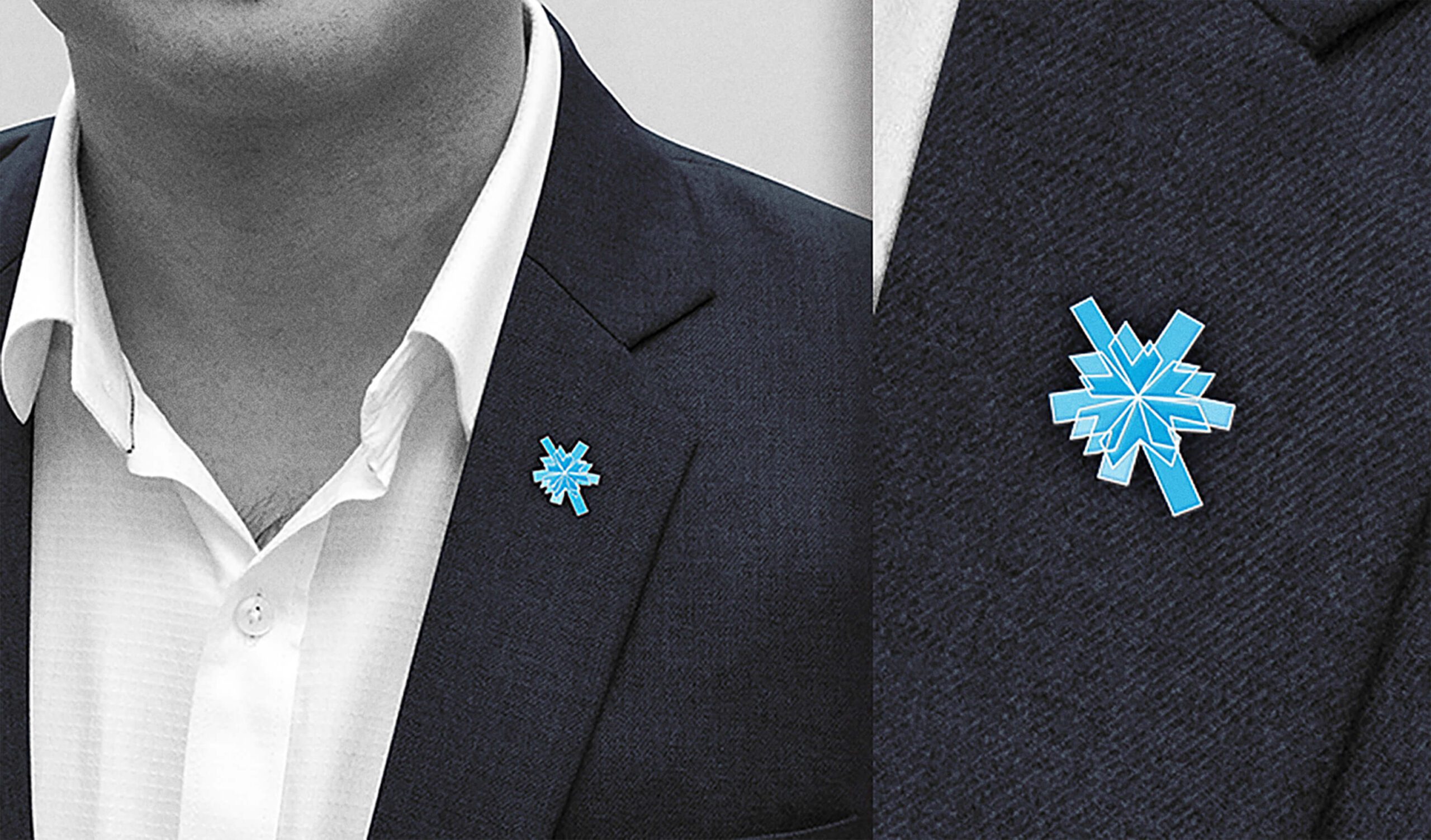 Varian Ethos lapel pin